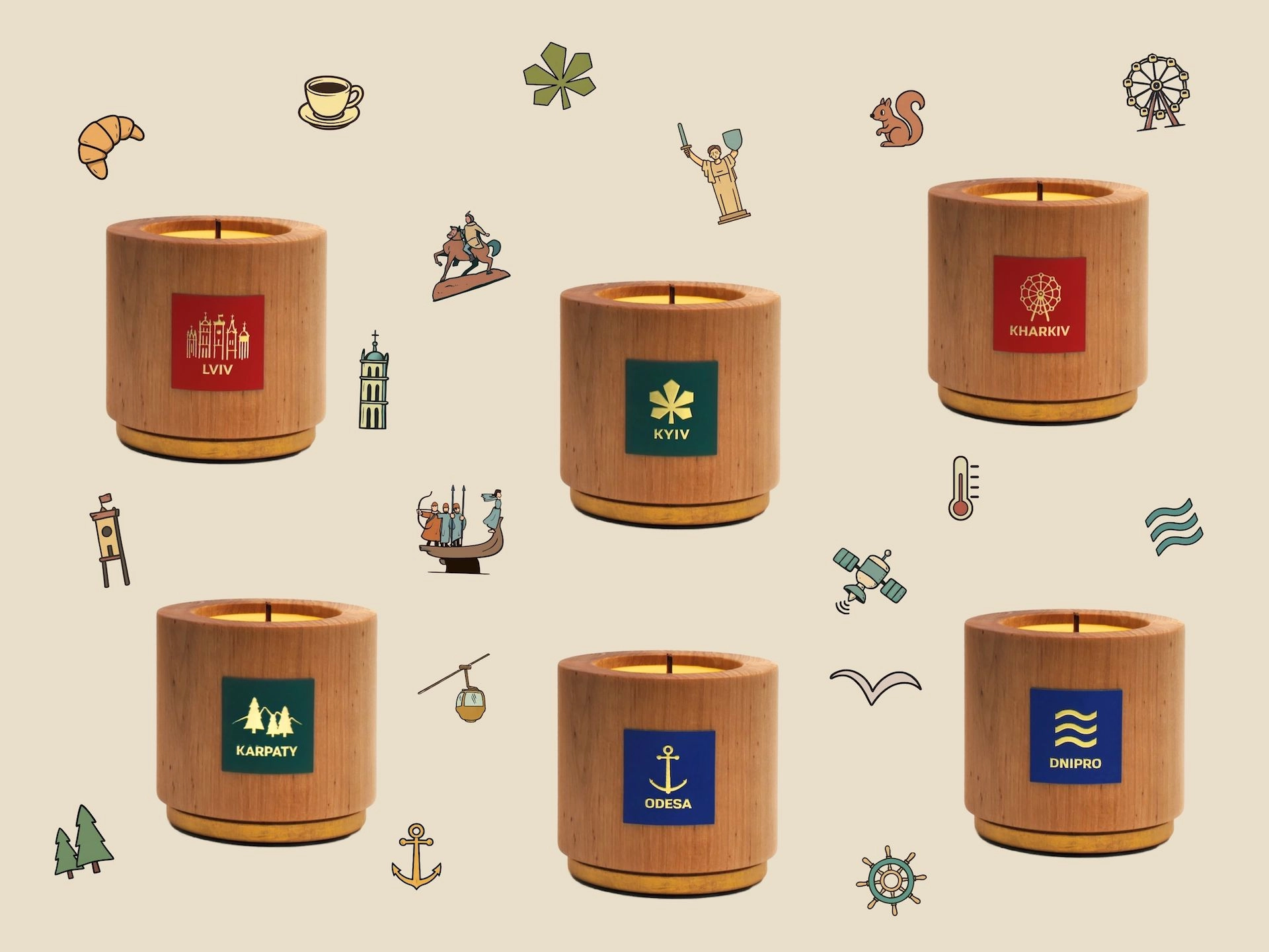 WOOD MOOD SYMBOL Line