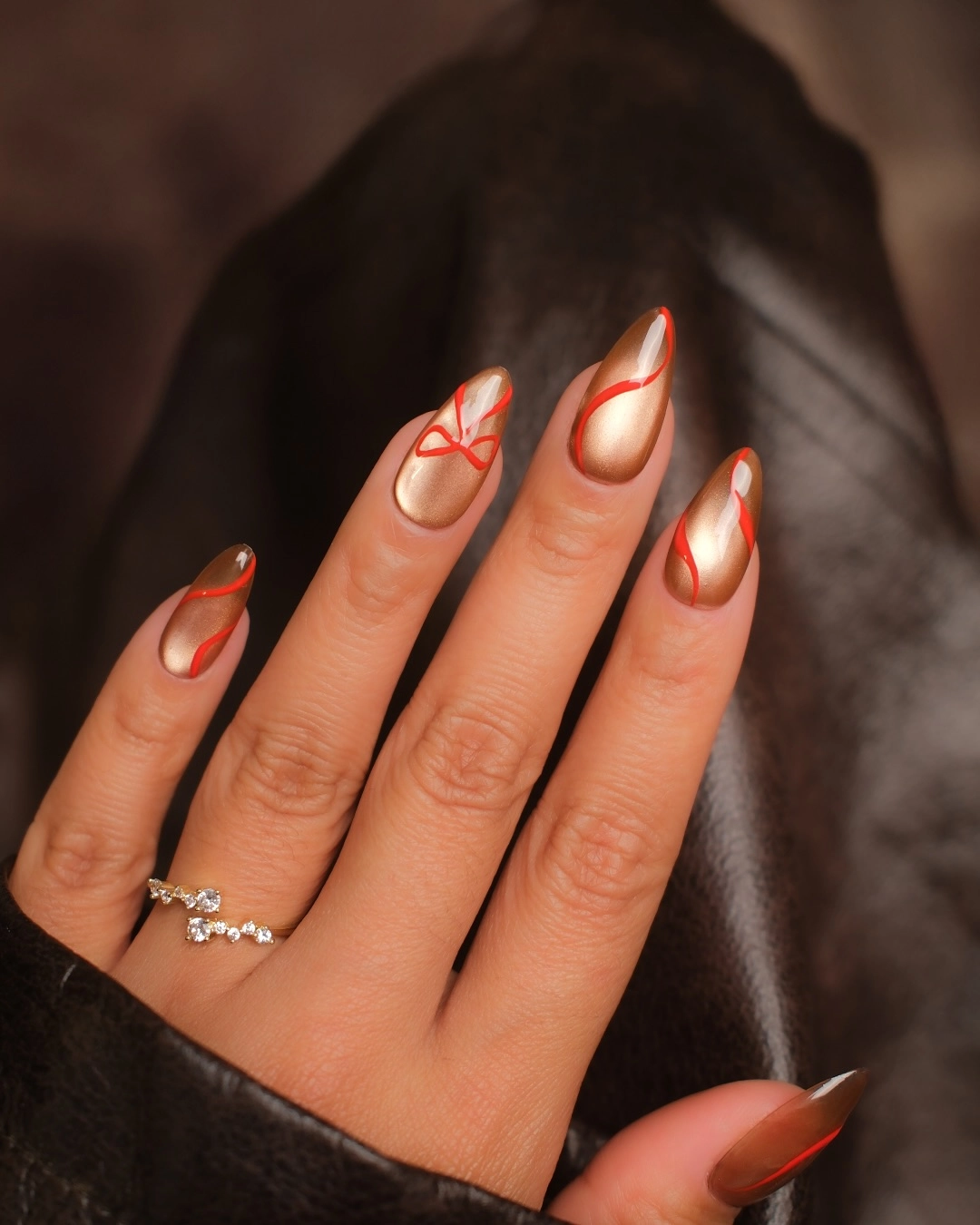 Манікюр з гліттером