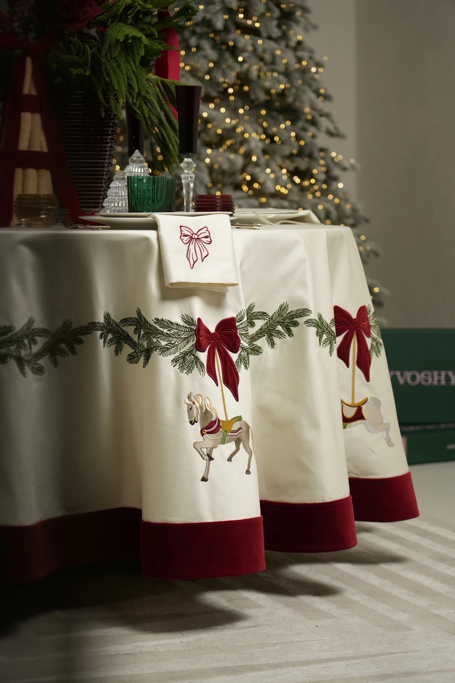 скатертина різдвяна