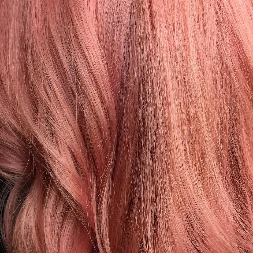 розовое шампанское цвет волос