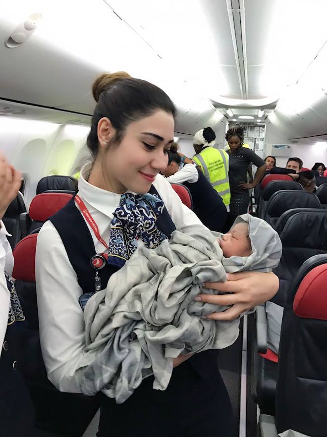 Turkish Airlines baby