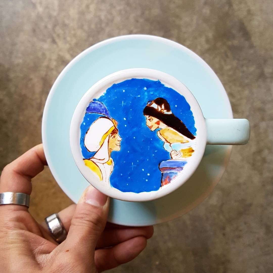 Ван Гог та квітуча сакура: бариста з Південної Кореї створює вражаючі малюнки на каві - фото 3
