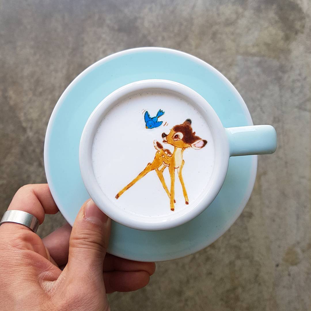 Ван Гог та квітуча сакура: бариста з Південної Кореї створює вражаючі малюнки на каві - фото 8