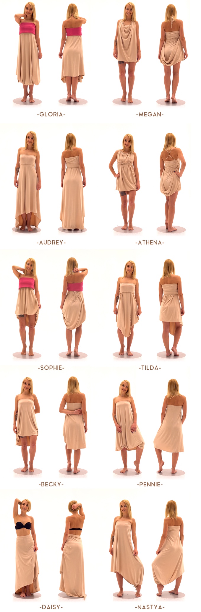 Платье-трансформер одесского бренда позволяет создать более 20 образов - фото 2