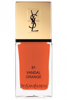 La Lacqque Couture Nail Polish,  Vandal Orange, YSL